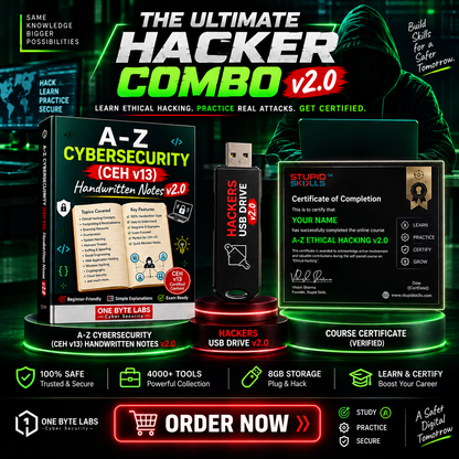 A-Z Cybersecurity (CEH v13) – Handwritten Notes