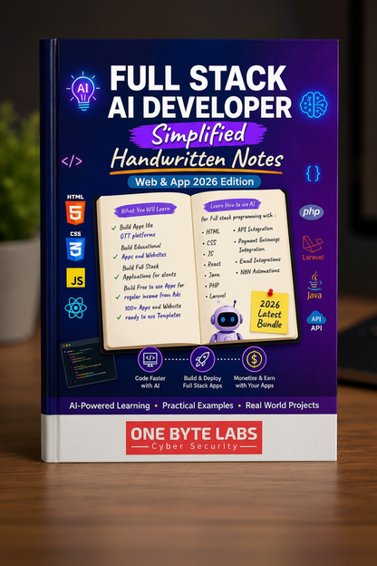 Full Stack AI Developer Handwritten Notes – HOT SALE 🔥