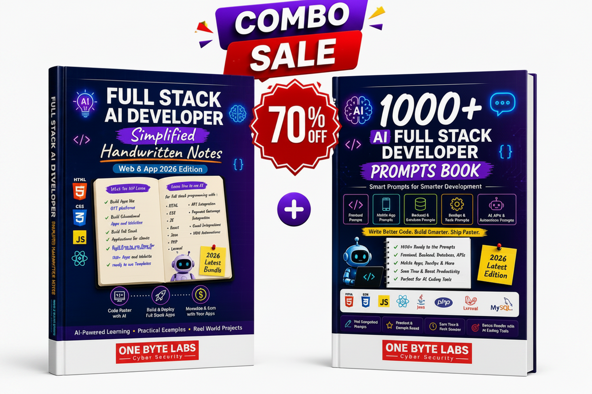 Full Stack AI Developer Handwritten Notes – HOT SALE 🔥
