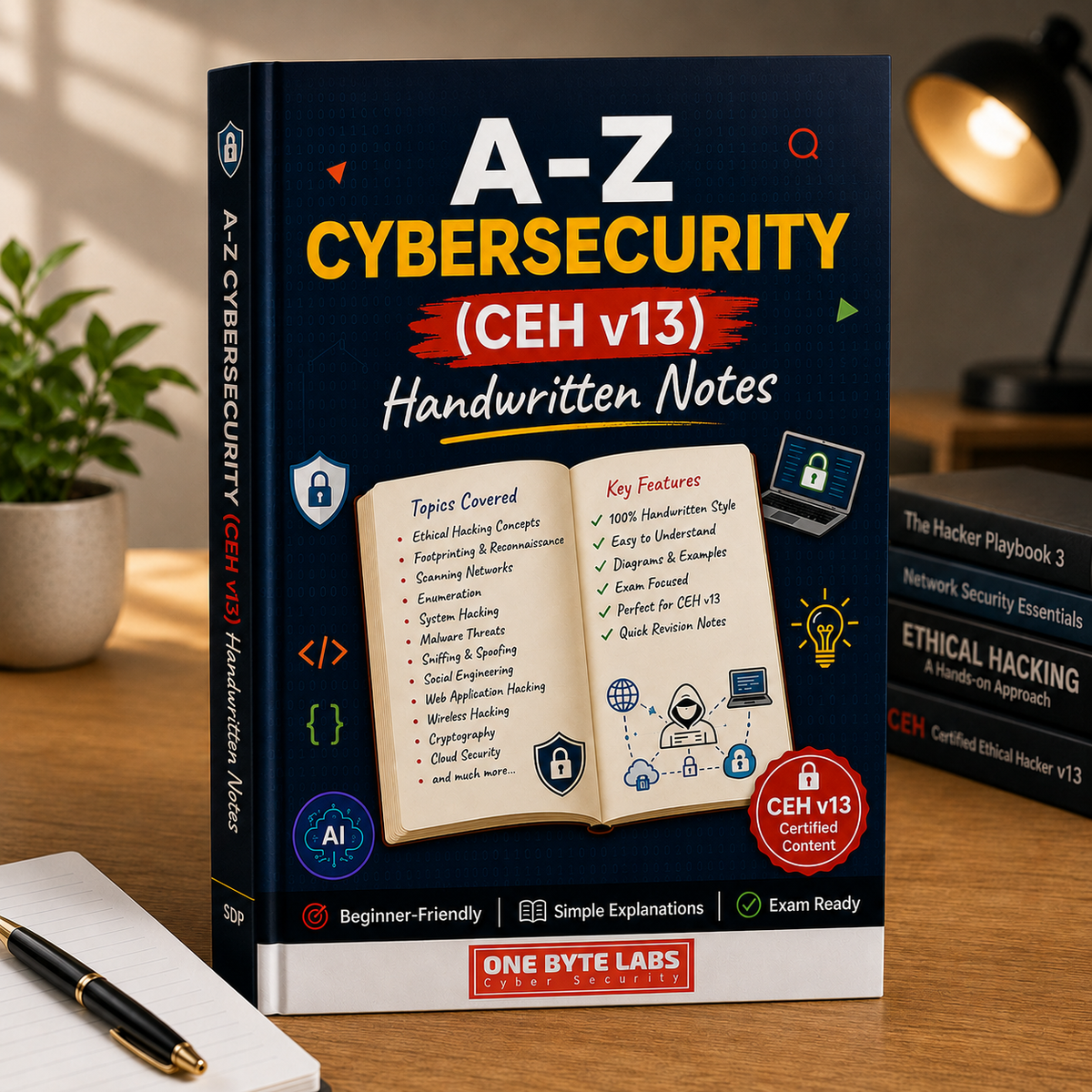A-Z Cybersecurity (CEH v13) – Handwritten Notes