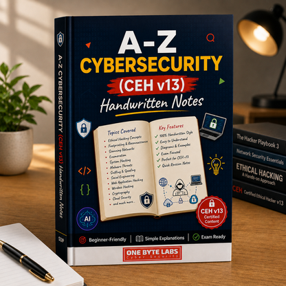 A-Z Cybersecurity (CEH v13) – Handwritten Notes
