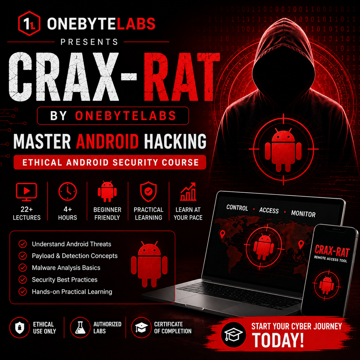 Master Android Hacking with CRAX RAT – Ethical Android Security Course