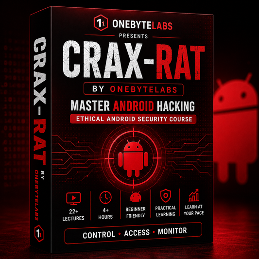 Master Android Hacking with CRAX RAT – Ethical Android Security Course