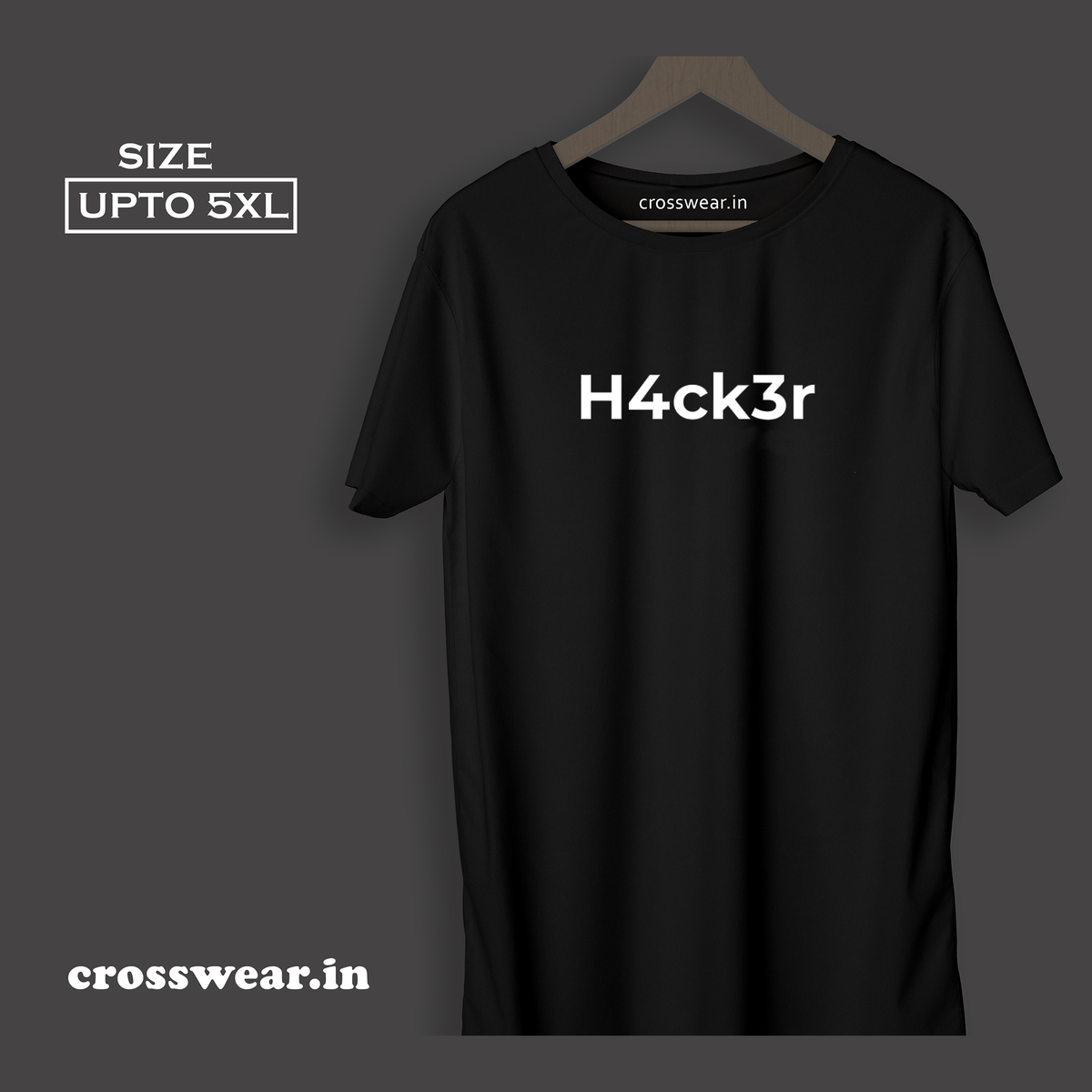 H4ck3r Oversized Black T-Shirt | Ethical Hacker & Cybersecurity Graphic Tee